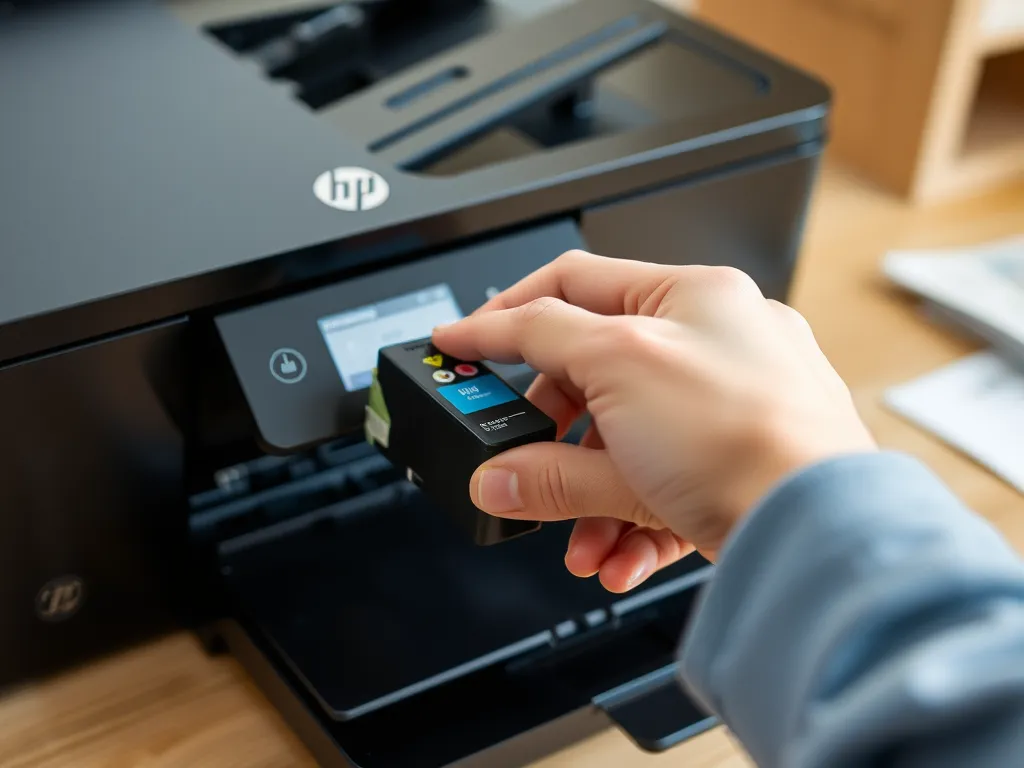Jak wymienić tusz w drukarce HP?
